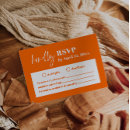 Search for orange response invitations Trendy