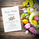 Search for decorated easter egg invitations Floral