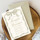 Search for ribbon wedding invitations Retro