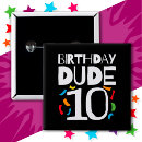 Search for 10 years birthday badges 10th