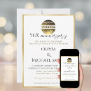 Search for disco wedding invitations Gold