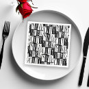 Search for new york city napkins Black and white