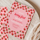 Search for berry birthday invitations Pink and red