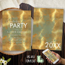 Search for green and gold graduation invitations Elegant graduation party