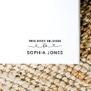 Search for this book belongs to rubber stamps Simple