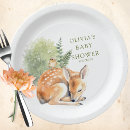 Search for deer baby shower plates Cute