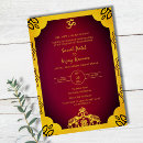 Search for maroon and gold wedding invitations Ceremony