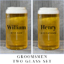 Search for groomsmen beer glasses Groomsman
