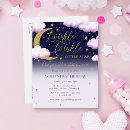 Search for starry night birthday invitations Twinkle twinkle little star