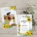 Search for sunflower graduation invitations Elegant