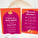 Search for first night invitations Pink