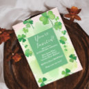 Search for shamrock baby shower invitations Leprechaun