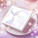 Search for mermaid napkins Under the sea birthday