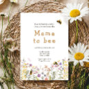 Search for mama to bee baby shower invitations Wildflowers