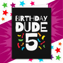 Search for 5 year old boy birthday cards 5th
