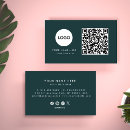 Search for black barcode business cards Modern
