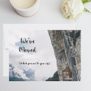 Search for mountain moving announcement cards Modern