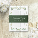 Search for green invitation belly bands Calligraphy