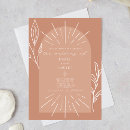 Search for terra cotta wedding invitations Minimalist