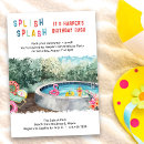 Search for splash party invitations For kids