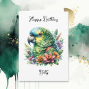 Search for parrot birthday cards Flowers