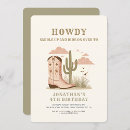 Search for western girl birthday invitations Cowboy