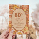 Search for retro 60th birthday invitations Funky