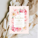 Search for pink floral invitations Pink and gold