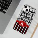 Search for red white black cases Flower