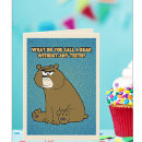 Search for funny bear birthday cards Animal