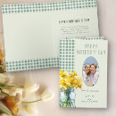 Search for daffodils mothers day cards Green