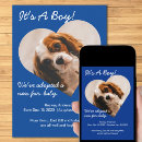 Search for puppy dog invitations It's a boy