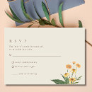Search for sunflower wedding rsvp cards Simple