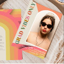 Search for retro graduation announcement cards Groovy