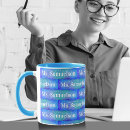 Search for ocean blue mugs Pattern