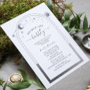 Search for silver white bridal shower invitations Budget