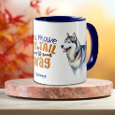Search for funny husky mugs Watercolor