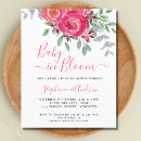 Search for couple baby girl shower invitations Floral