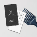 Search for silver foil business cards Hair stylist