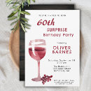 Search for for 60th surprise party invitations Watercolor