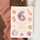 Search for watercolor summer wedding invitations Beach