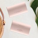 Search for rose gold business cards Beauty