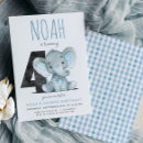 Search for jungle 4th birthday invitations Elephant