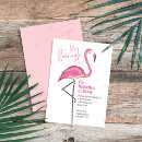 Search for watercolor flamingo birthday invitations Beach