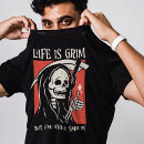 Search for funny grim reaper tshirts Halloween