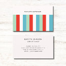 Search for retro business cards Stripes