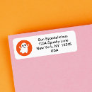 Search for smiling return address labels Halloween