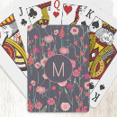 Search for botanical playing cards modern