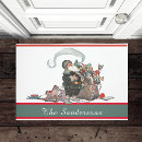 Search for santa claus doormats Watercolor