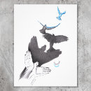 Search for fly art Blue